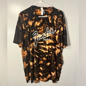 CUSTOM Acid Wash Fender Telecaster T-Shirt